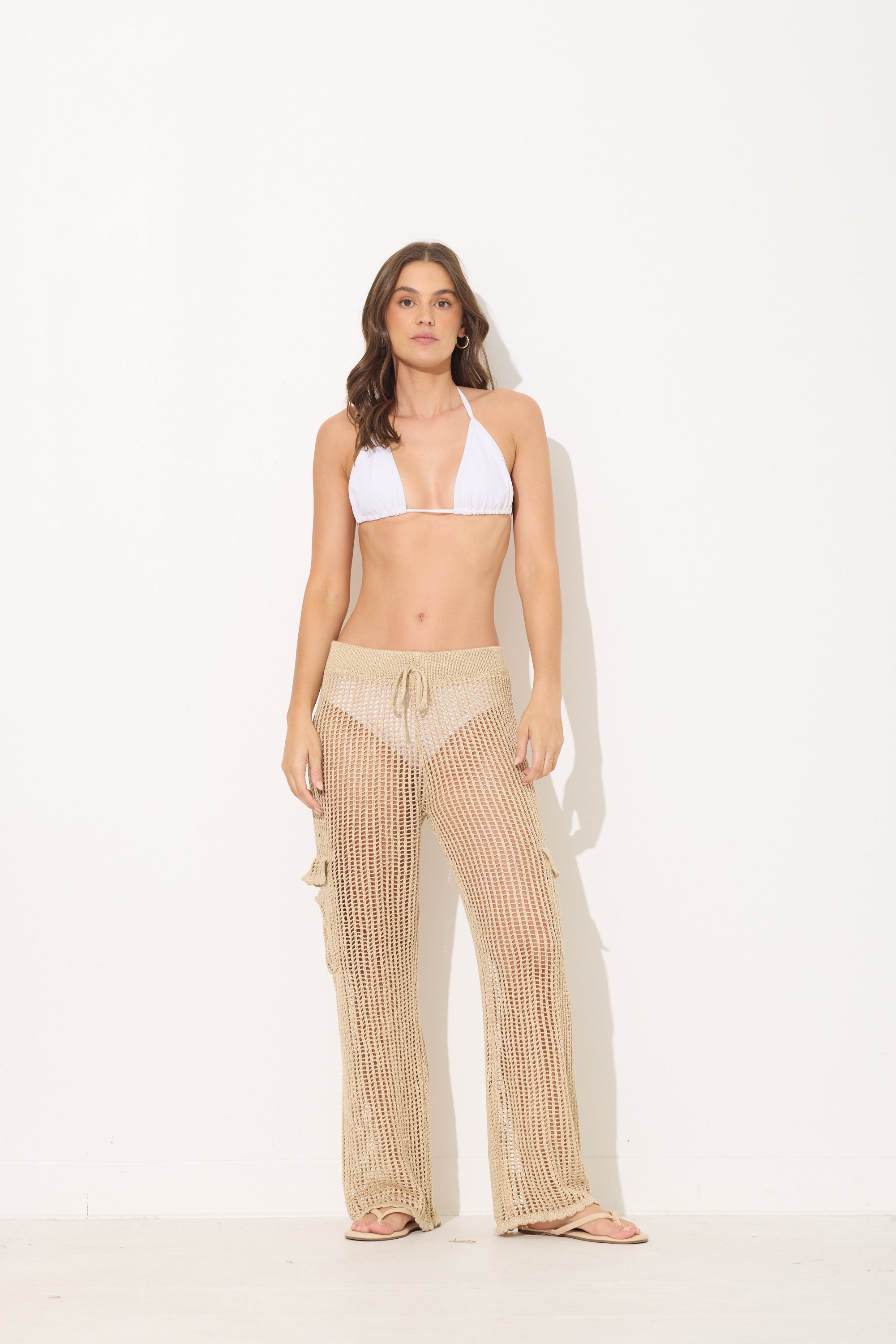 Cocoa Beach Crochet w/ Lurex Pant
