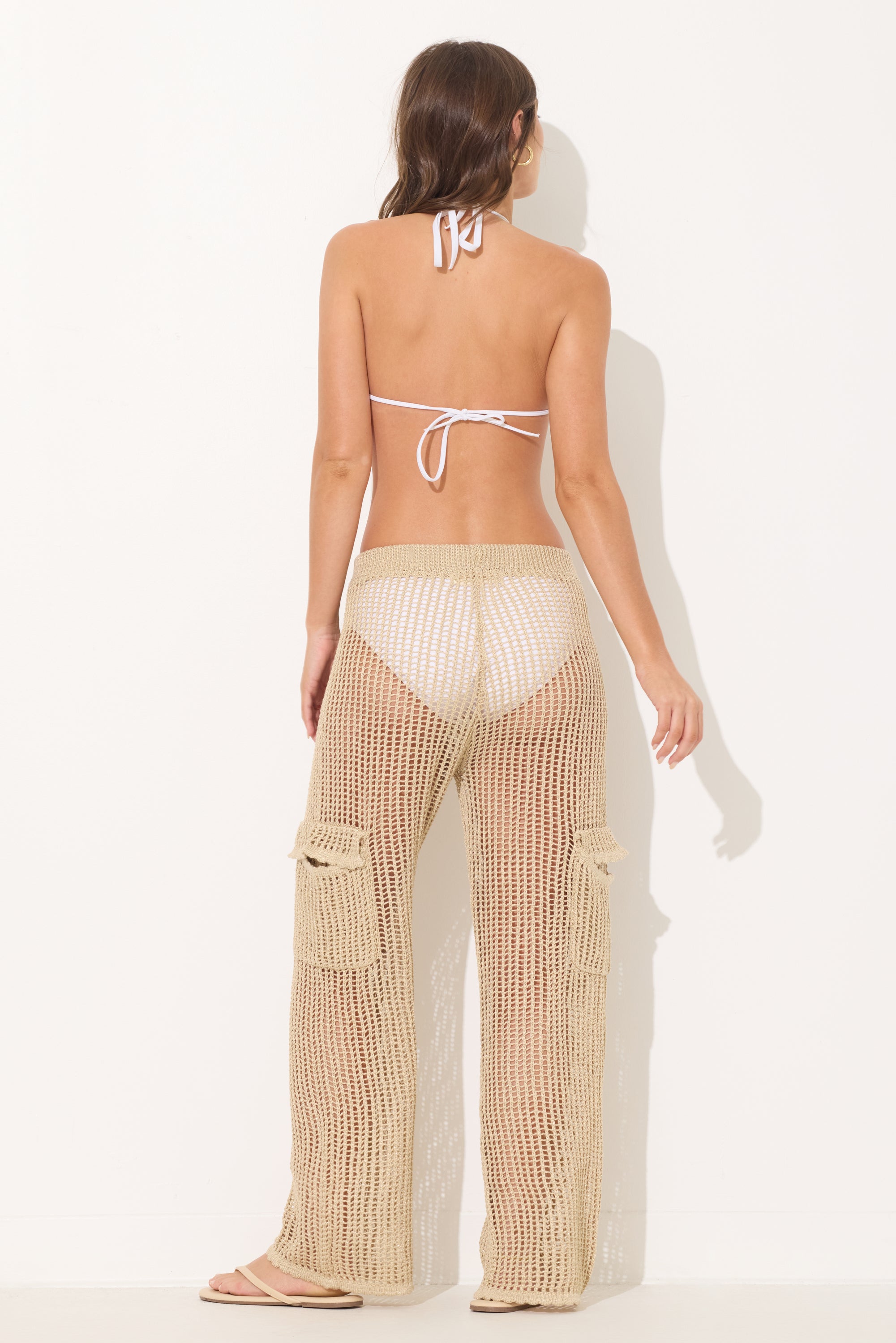 Cocoa Beach Crochet w/ Lurex Pant